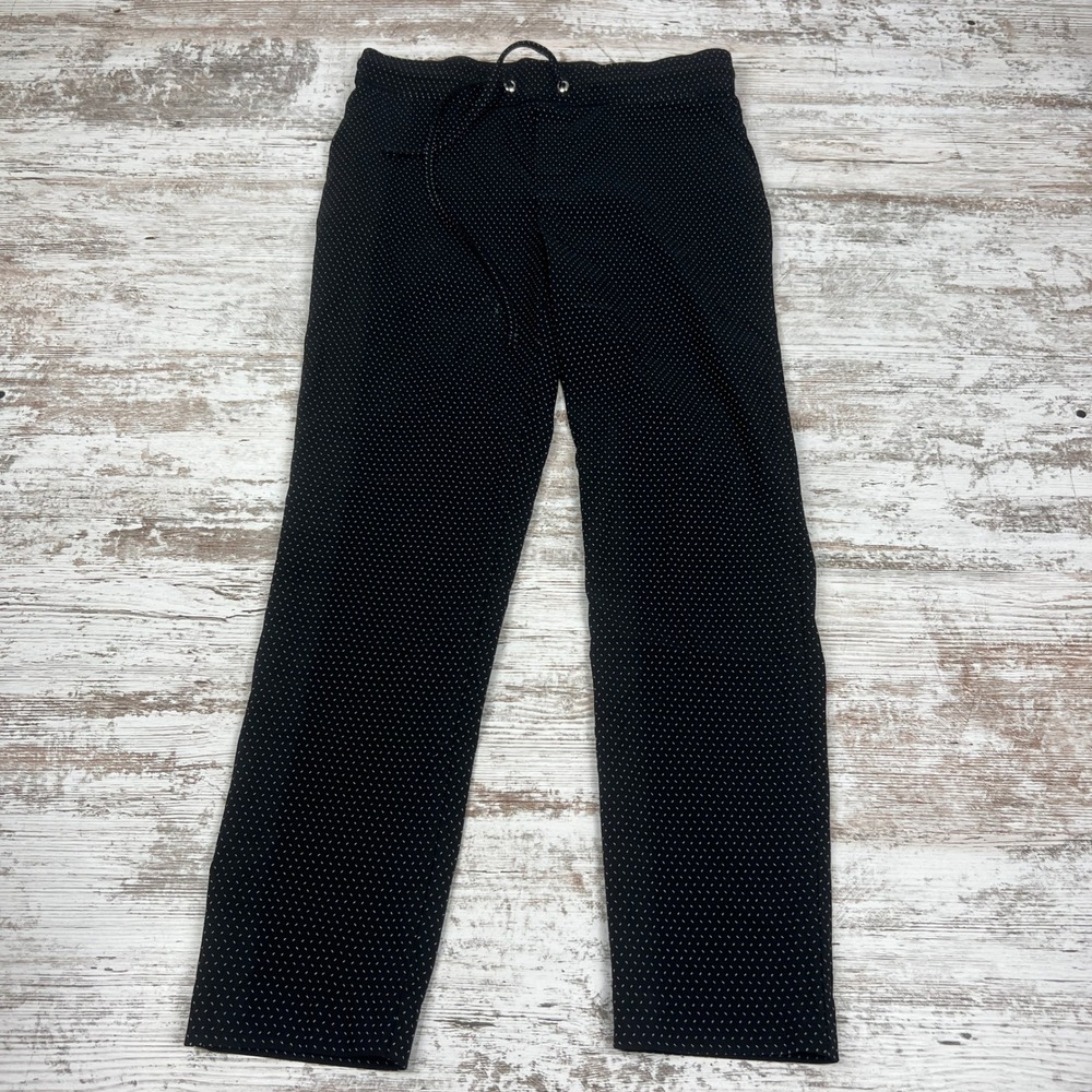 Jules & Leopold Textured Geometric Knit Slim Leg Ankle Pants, Size Medium